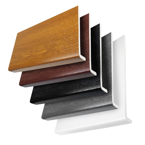 Upvc fascia board cover 9mm - upvc,